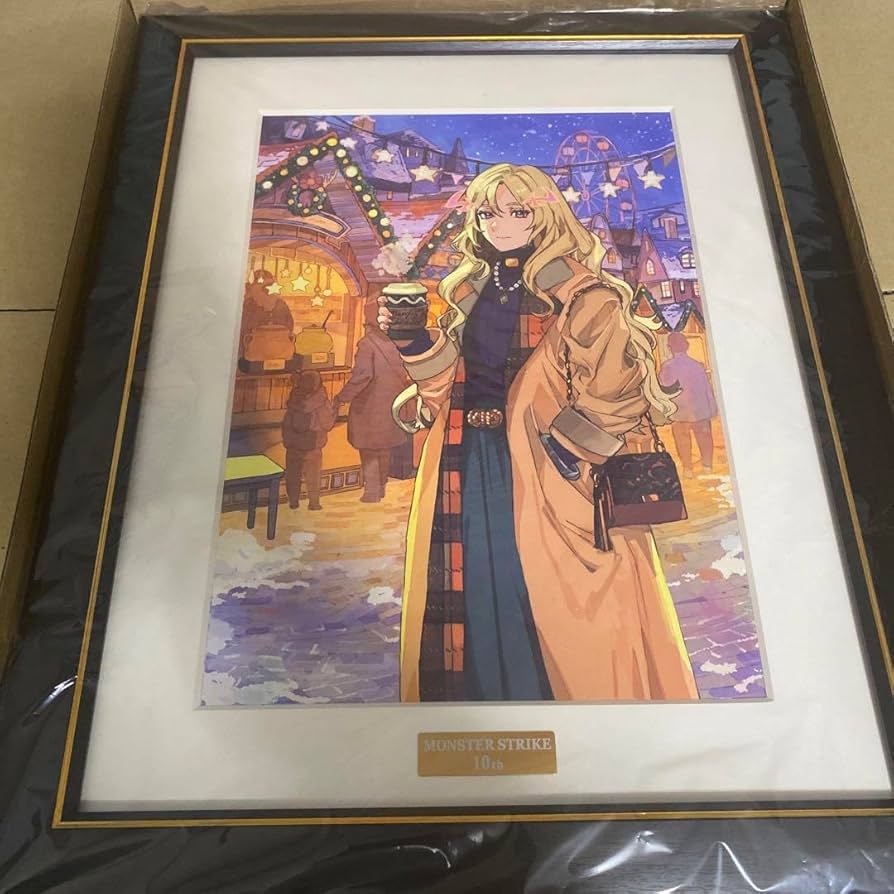 【未開封、新品】　モンスト10周年 プレミアム高精細複製イラスト ルシファー セール モンスターストライク 10周年 プレミアム高精細複製